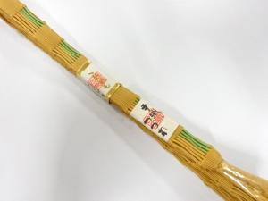 未使用品　正絹　綴れ手組帯締め
